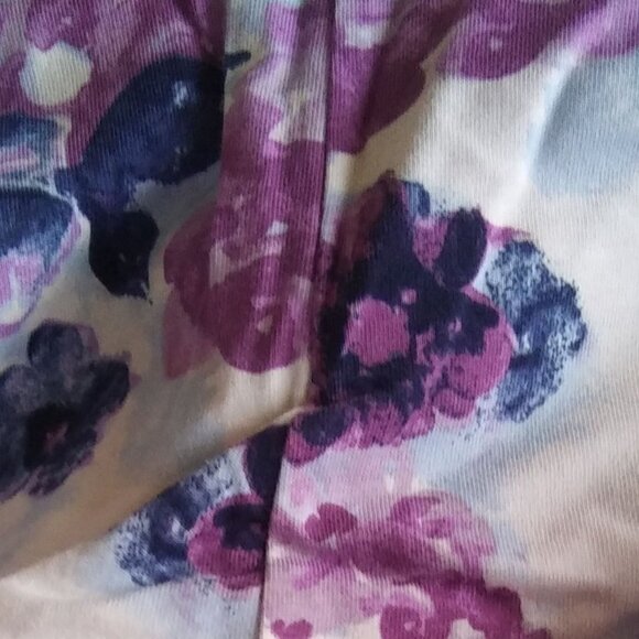 Denim & Co Active Violet French Terry Zip Hoodie-5XP- NWT - Picture 5 of 6